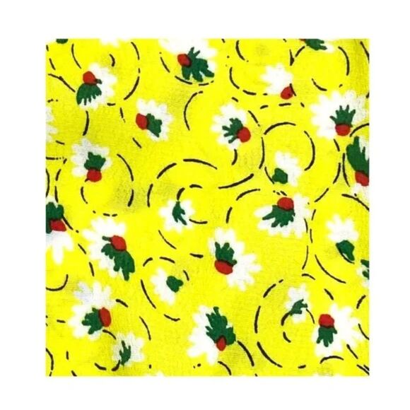 Stockholm Atelier & Other Stories Fit & Flare Yellow Floral Dress Womens Size 4 - Picture 7 of 9